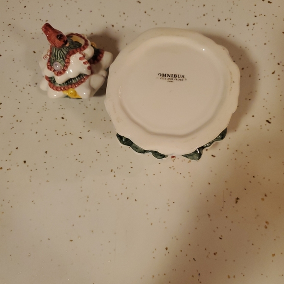 Fitz and Floyd Omnibus Christmas Tree Sugar Bowl and Lid, EUC - Picture 3 of 9